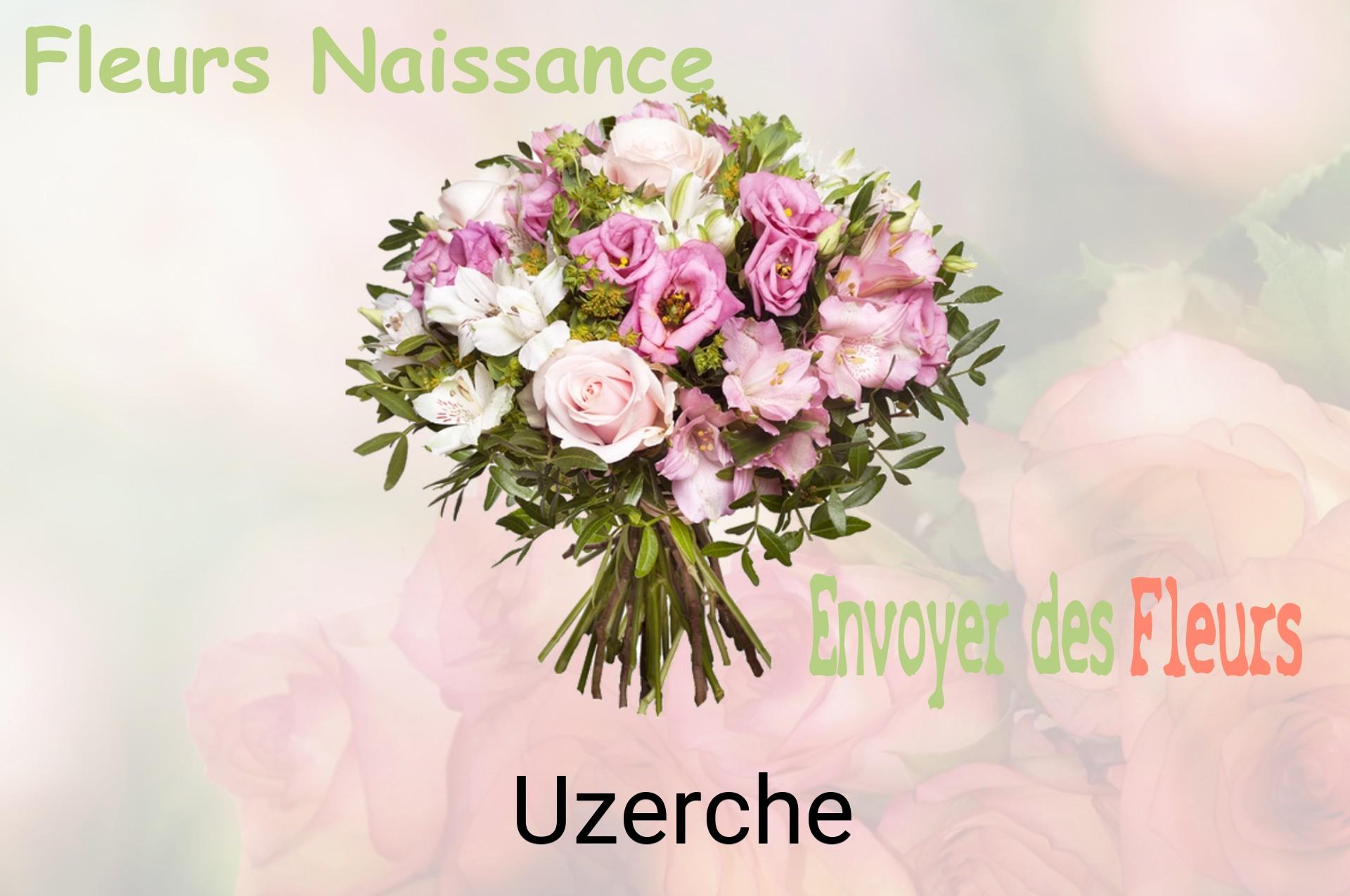 Bouquet de fleurs de naissance livré à Uzerche